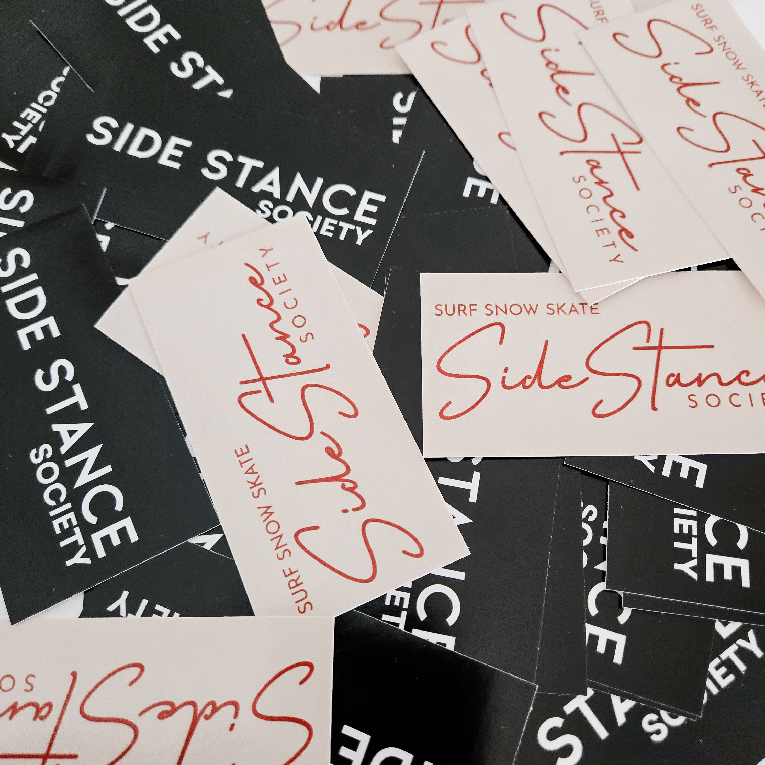 Side Stance Donation stickers