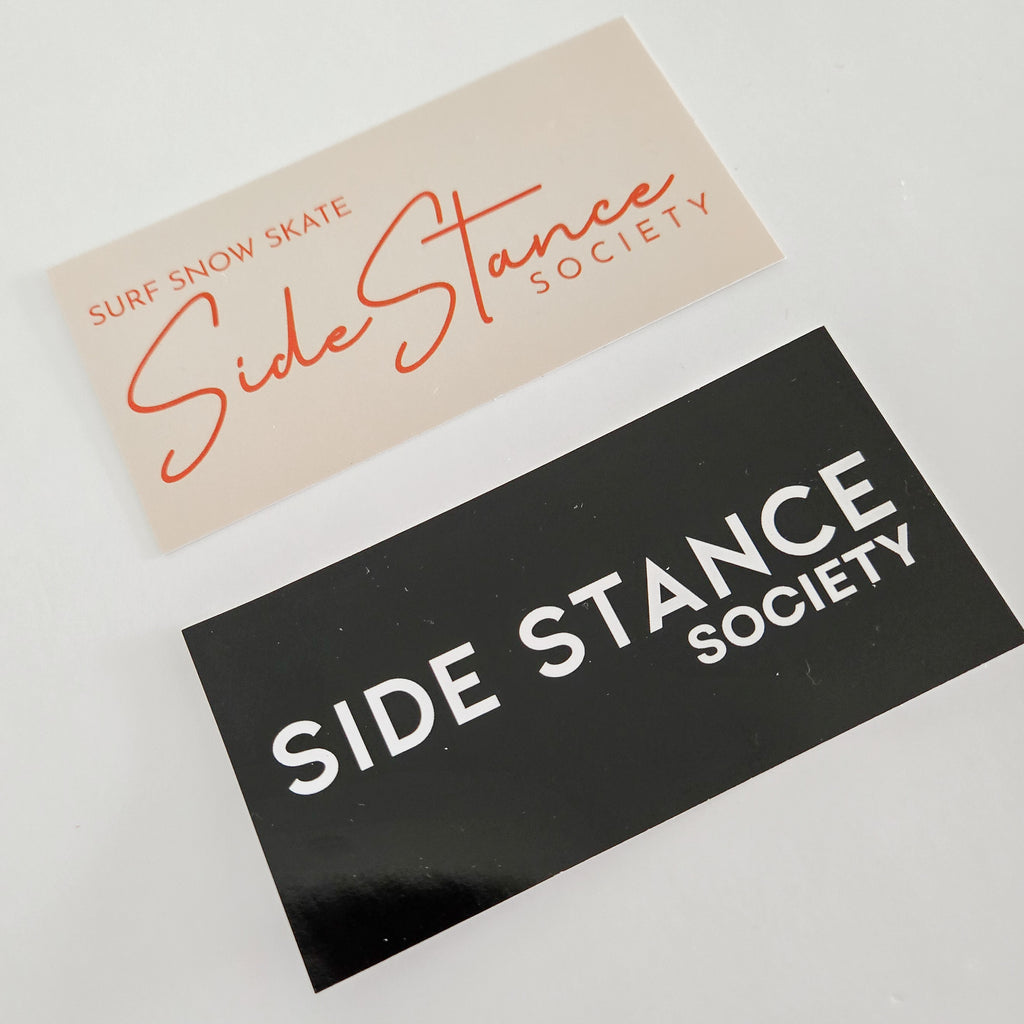 Side Stance Donation stickers