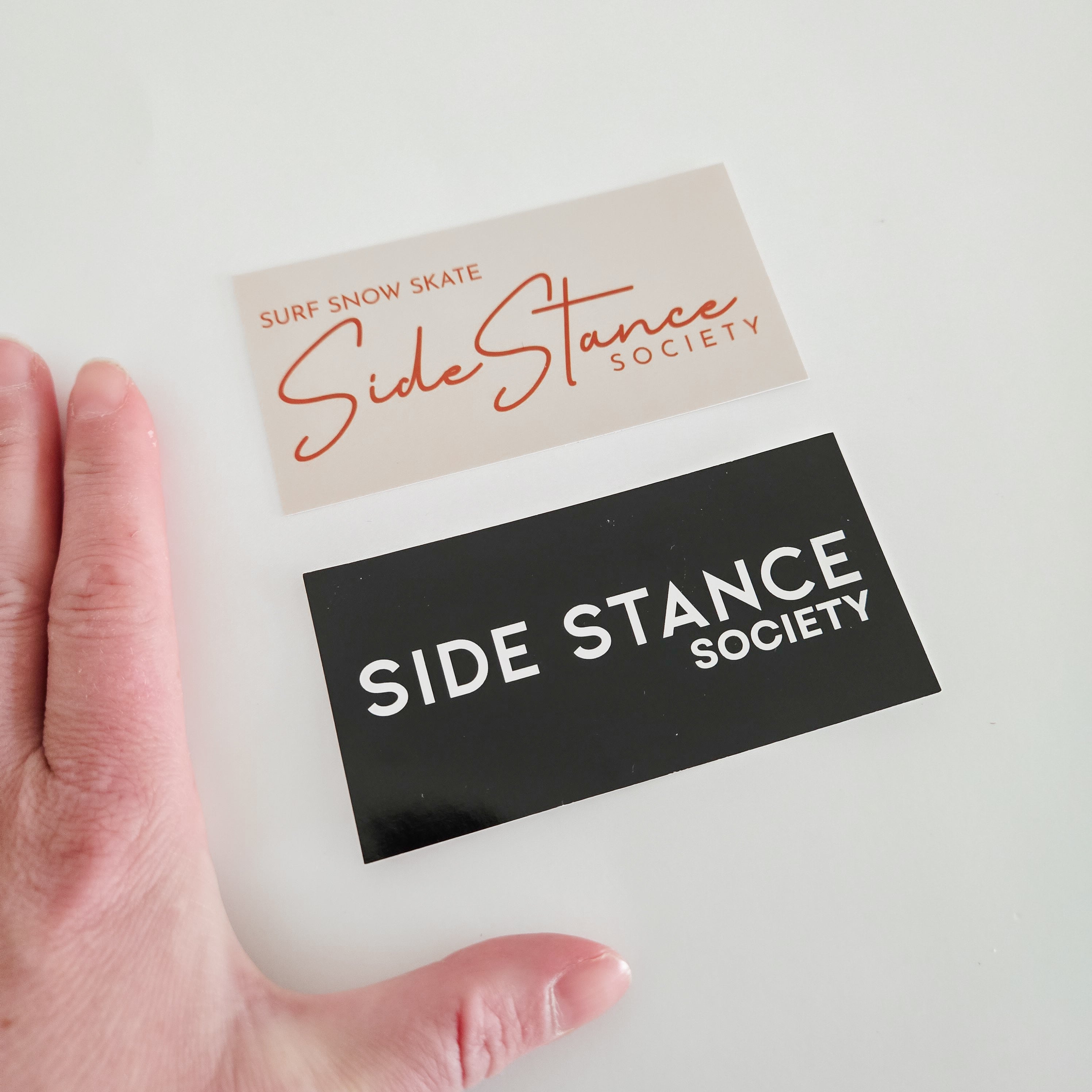 Side Stance Donation stickers