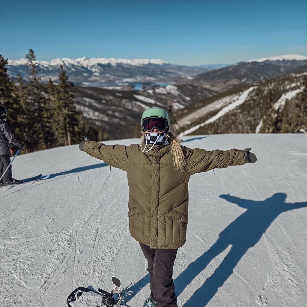 Powder Daze Draw String Fleece Neck Gaiter