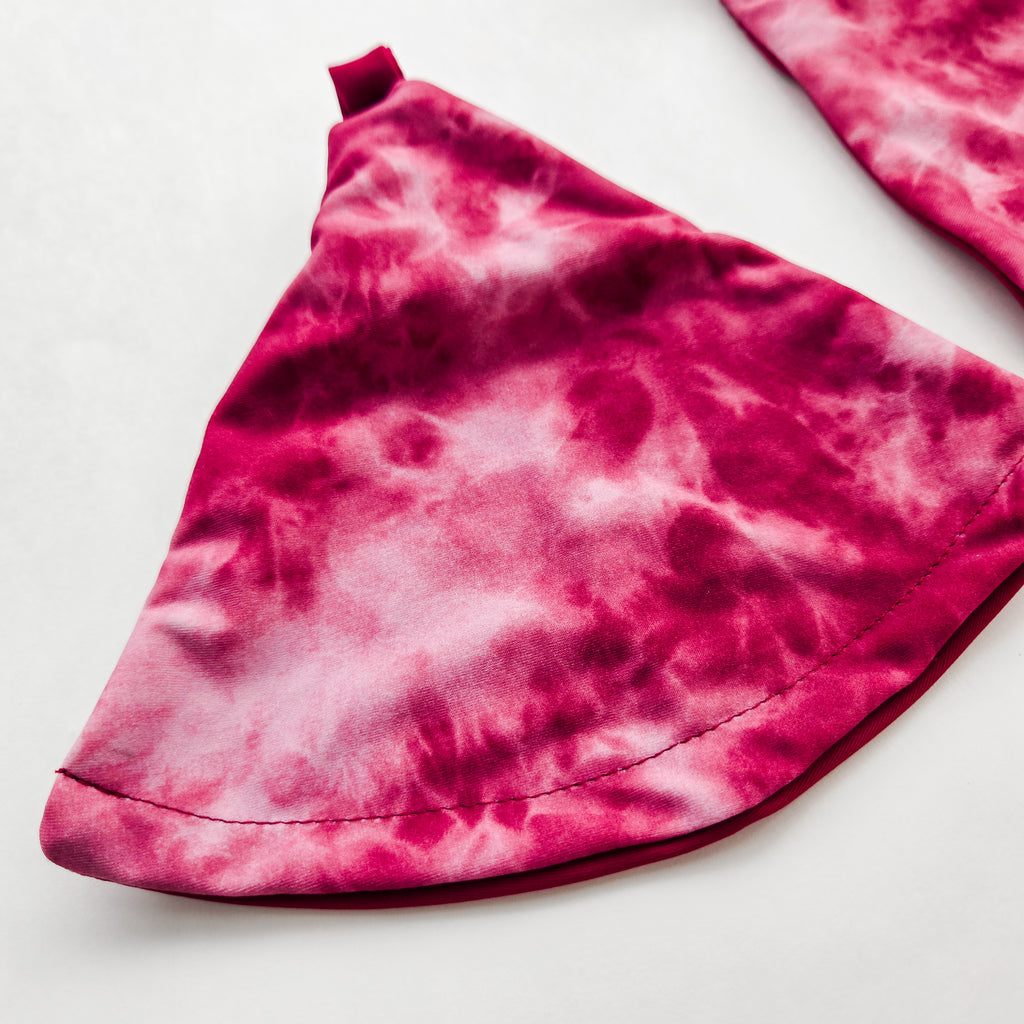 Sangria Reversiable Bikini Top Base