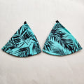 Tropical Palms Reversiable Bikini Top Base