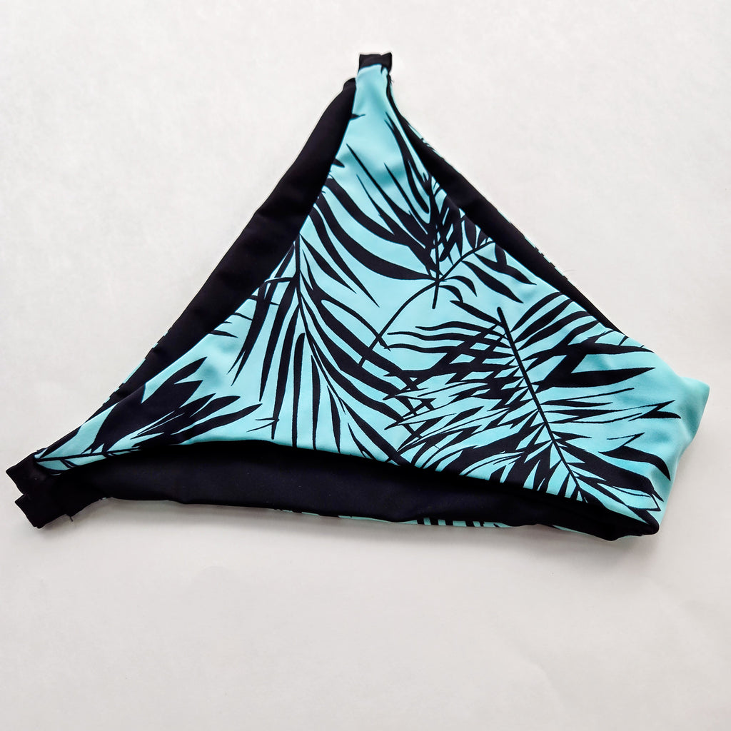 Tropical Palms Reversiable Bikini Bottom Base