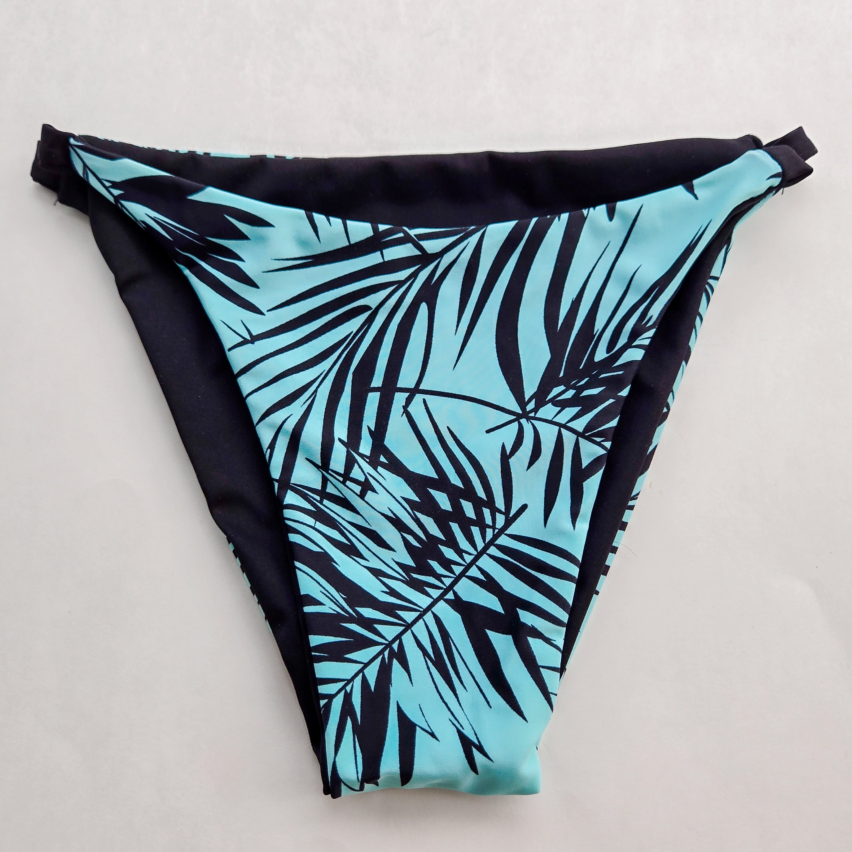 Tropical Palms Reversiable Bikini Bottom Base