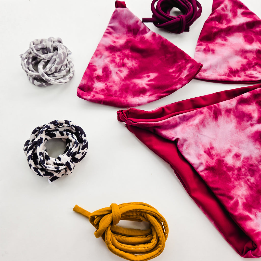 Sangria Reversiable Bikini Bottom Base