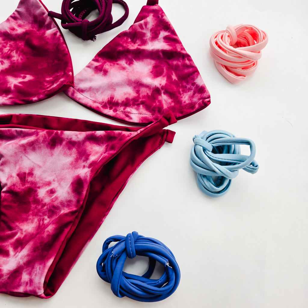 Sangria Reversiable Bikini Bottom Base