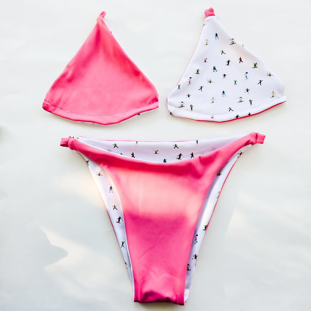 Taking Runs Reversible Bikini Top Base