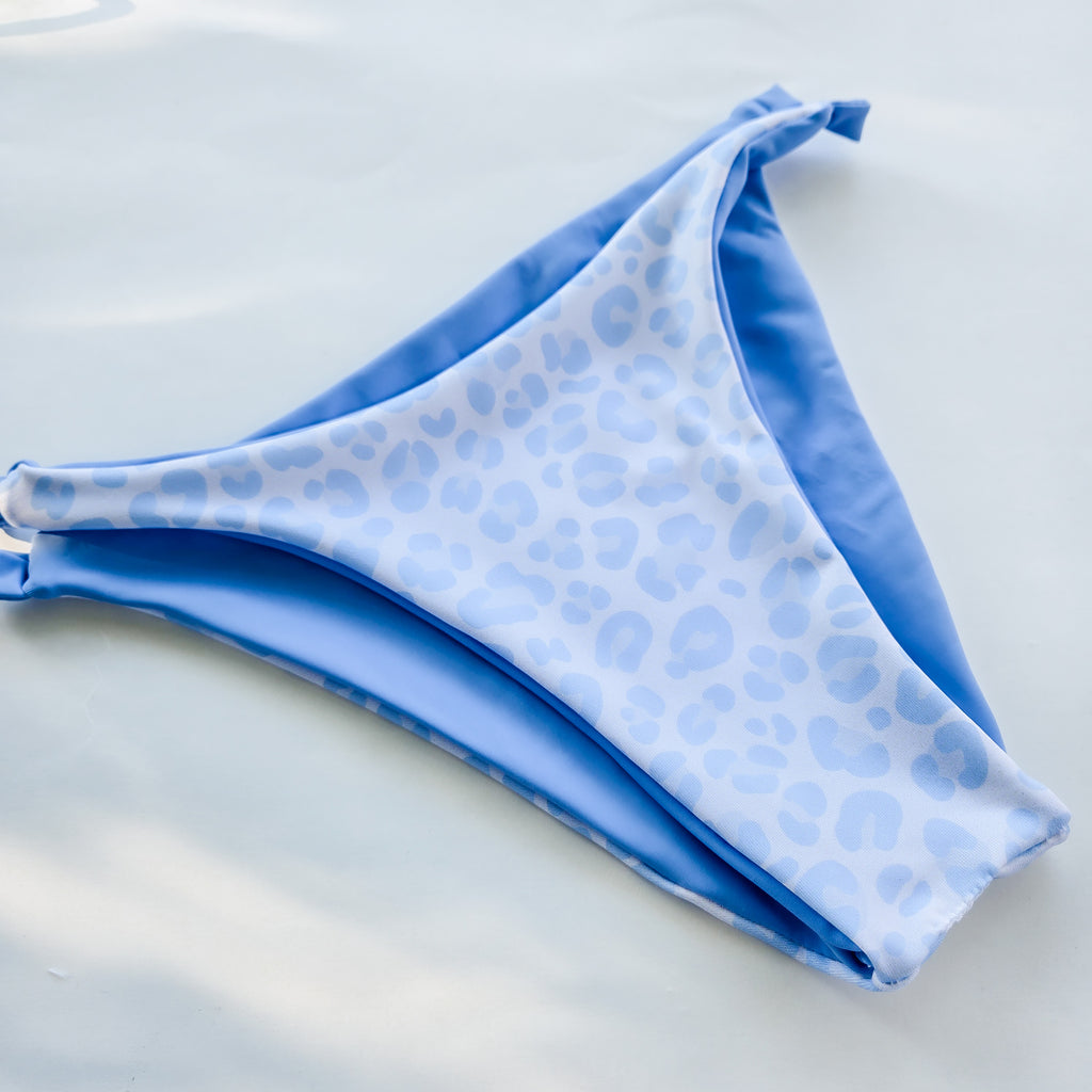 Snow Leopard Reversible Bikini Bottom Base